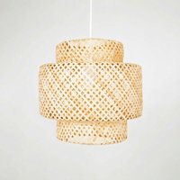 Pendelleuchte aus Rattan "JENSEN" - Ø40cm - E27 von BARCELONA LED