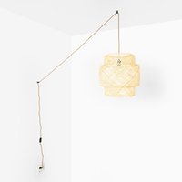 Pendelleuchte aus Rattan "JENSEN" - Ø50cm - Mit Schalter und Pendelleuchte aus Rattan "JENSEN" - Ø50cm - Mit Schalter und von BARCELONA LED