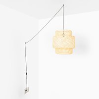 Pendelleuchte aus Rattan "JENSEN" - Ø50cm - Mit Schalter und Pendelleuchte aus Rattan "JENSEN" - Ø50cm - Mit Schalter und von BARCELONA LED