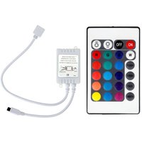 RGB-Controller 12V 6A (2a/ch) mit 24-Tasten-IR-Controller von BARCELONA LED