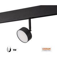Runde LED-Lampe für 48V Magnet-Schienen - 9W - Ø7,5 cm - CRI90 - von BARCELONA LED