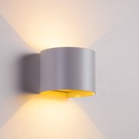 Wandleuchte "LAT" 6W dimmbare Lichtblende Farbe Weiß - Weiß von BARCELONA LED