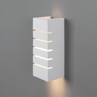 Wandleuchte 'Line' - Gips - 1 x E14 von BARCELONA LED