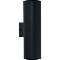 Wandleuchte up und Down GU10 35Wx2 - schwarz von BARCELONA LED