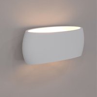 Wandleuchte aus Gips 'duna' - Up & Down - 370 mm - E27 von BARCELONA LED