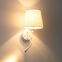Wandleuchte für das Lesen "MAR II" - E27 + Flexibler LED-Spot Wandleuchte für das Lesen "MAR II" - E27 + Flexibler LED-Spot von BARCELONA LED