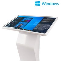 Werbedisplay - Digitales Kiosk-Display 43' Touchscreen Farbe Weiß,RAM 8GB - Weiß von BARCELONA LED