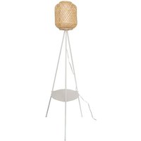 Wicker Tripod Stehleuchte mit Couchtisch 'orson'. von BARCELONA LED