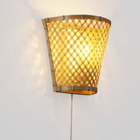 Geflochtene Wandleuchte mit Stecker 'pani' von BARCELONA LED