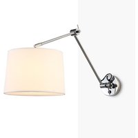 Barcelona Led - elbow' Wandleuchte mit Gelenk E27 Farbe Chrom - Chrom von BARCELONA LED