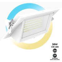 LED-Downlight rechteckig Downlight 38W 120° cct lifud Treiber von BARCELONA LED