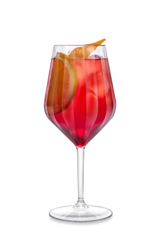 BARCRAFTERS Kunststoffglas NEU mit Facetten | Weinglas Reflex Cocktailglas | 2-er Set von BARCRAFTERS