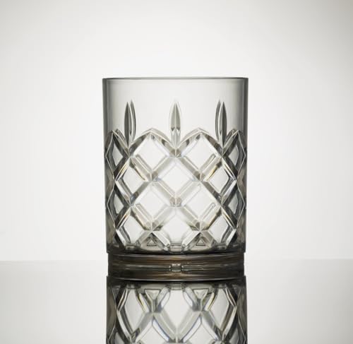 BARCRAFTERS Whisky Glas Kunststoff 0,3L Kristalo 2 Stück für Drinks | Gin glasklar Trinkglas von BARCRAFTERS