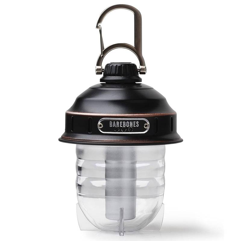 BAREBONES Camping Laterne Beacon Light Retro Lampe Dimmbar Stahl USB Akku LED-Bronze von BAREBONES
