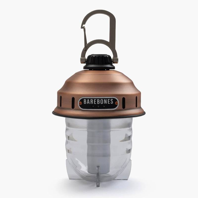 BAREBONES Camping Laterne Beacon Light Retro Lampe Dimmbar Stahl USB Akku LED-Copper von BAREBONES