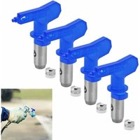 4 Stück Airless-Sprühspitze aus Wolframstahl 517 und 415, zwei Größen, umkehrbare Spritzpistole mit 4 Dichtungsringen, Hochleistungsdüse zum 4 Stück Airless-Sprühspitze aus Wolframstahl 517 und 415, zwei Größen, umkehrbare Spritzpistole mit 4 Dichtungsringen, Hochleistungsdüse zum von BARES