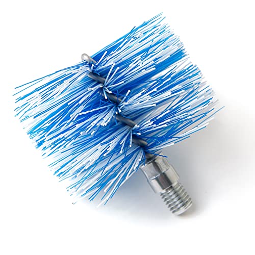BARETTO Ersatzbürste für Dein Pelletofen-Reinigungsset, 1 Standard-Nylonbürste, geeignet für die Reinigung des Rauchrohrs mit Bögen (80mm) von BARETTO