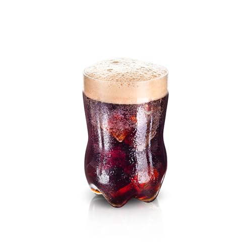 BARGRIN Trinkbecher, 1 Stück für Getränke, 750 ml, für Argentino, geschliffene Glasflasche für Kaltgetränke von BARGRIN