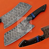 Damaskus Stahl Scharfe Schneide Klinge Schneidemesser Mit Einzigartigem Griff, Vatertag Geschenk von BARLASBLADES