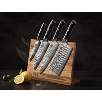 Damast-Kochmesser 4-Teiliges Set - Bestes Geschenk Damast-Küchenmesser-Set Mit Hochwertigem Stahl Hochzeitsgeschenk, Vatertagsgeschenk von BARLASBLADES