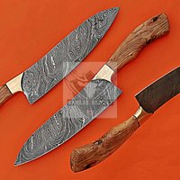Handgemachtes Damaskus Messer Messer Mit Einzigartigem Griff von BARLASBLADES