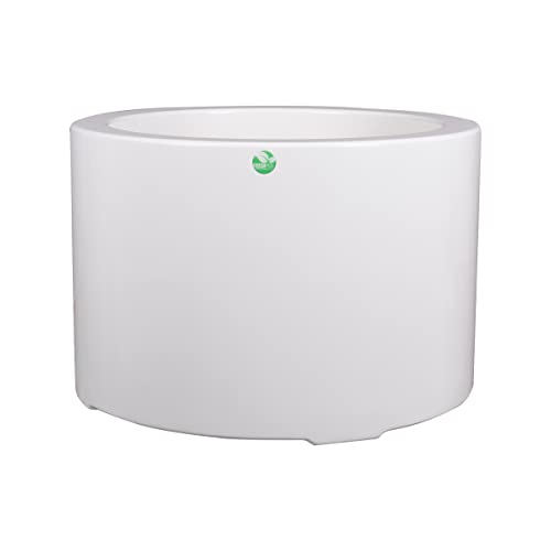BARTPOL Blumentopf Rund D901C Pflanzkübel aus Fieberglas 60x60x40cm I Blumentopf aussen/innen I Übertöpfe für zimmerpflanzen I Fieberglas kübel- weißer Glanz BARTPOL Blumentopf Rund D901C Pflanzkübel aus Fieberglas 60x60x40cm I Blumentopf aussen/innen I Übertöpfe für zimmerpflanzen I Fieberglas kübel- weißer Glanz von BARTPOL donice-zadora.pl