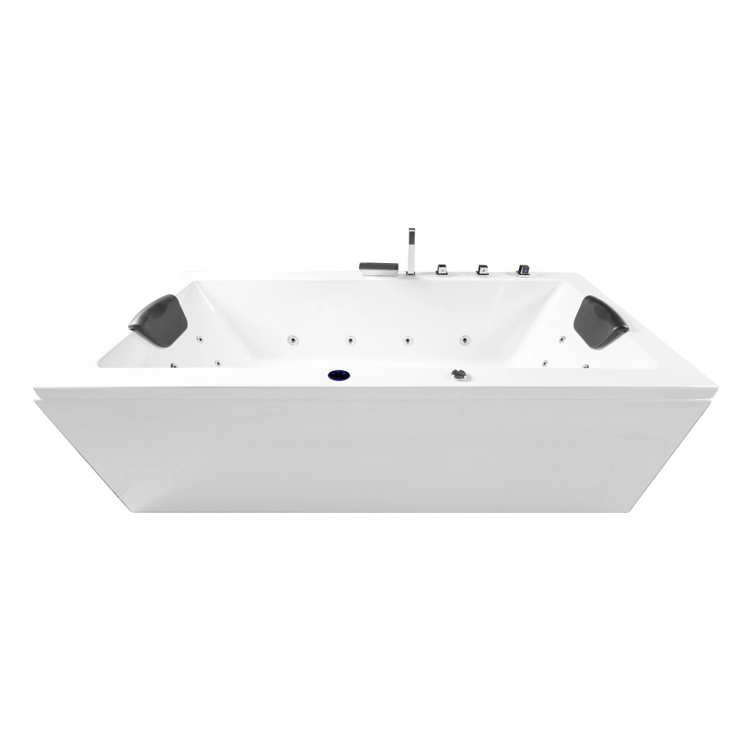 Basera® Indoor Whirlpool Badewanne Naxos Basic 150 x 75 cm von BASERA
