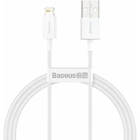 Basetech - Baseus Superior USB-Kabel Ladekabel - iPhone 2.4A 1 m Weiß von Basetech