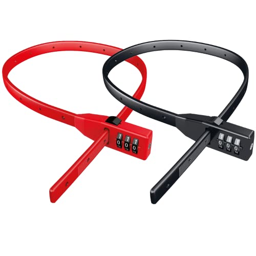 BASI 2er Pack Kabelbinder-Schloss | Universelles Sicherheitsband mit Stahlkern | ultraleicht & flexibel | Multifunktionsschloss Kabelschloss | Farbe ROT & SCHWARZ | 2 Stück BASI 2er Pack Kabelbinder-Schloss | Universelles Sicherheitsband mit Stahlkern | ultraleicht & flexibel | Multifunktionsschloss Kabelschloss | Farbe ROT & SCHWARZ | 2 Stück von BASI