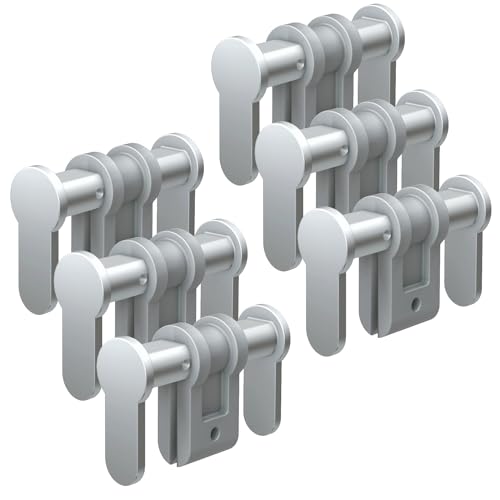 BASI | 6er Set Universal verstellbarer Blindzylinder | variabel einstellbar 50-84 mm | Blindschloss auch für Brandschutztüren, FH Türen geeignet BASI | 6er Set Universal verstellbarer Blindzylinder | variabel einstellbar 50-84 mm | Blindschloss auch für Brandschutztüren, FH Türen geeignet von BASI