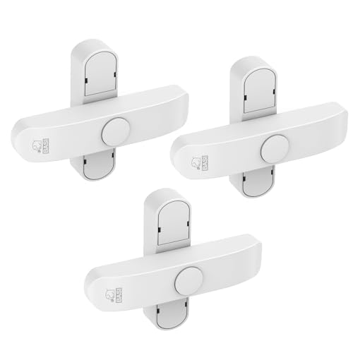 BASI | Fenstersicherung 3er Set | Weiß Braun | Zusatzsicherung für doppelflügelige Fenster Fenstertüren | verriegelbar mit Druckknopf | Schwenkriegel | Einbruchschutz | Farbe Weiß | 3 Stück BASI | Fenstersicherung 3er Set | Weiß Braun | Zusatzsicherung für doppelflügelige Fenster Fenstertüren | verriegelbar mit Druckknopf | Schwenkriegel | Einbruchschutz | Farbe Weiß | 3 Stück von BASI