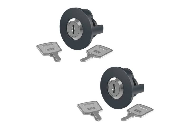 BASI Steckdose Steckdosenschloss, Kindersicherung, Spar-Set, 2-St., Gleichsperrend, 2 Schlüssel pro Schloss, Schuko Steckdosen, 2er Set von BASI