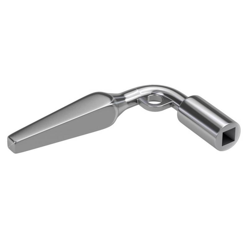 BASI Türriegel Basi 310A Vierkantschlüssel Silber von BASI