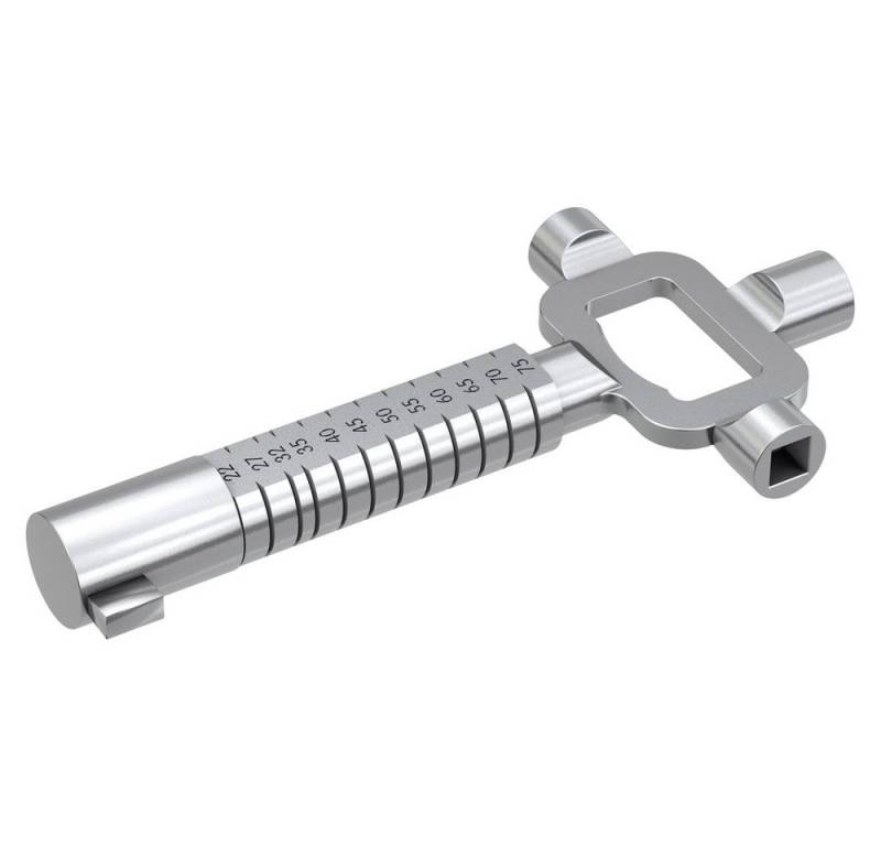 BASI Türriegel Basi 668NK Universal-Steckschlüssel Silber BASI Türriegel Basi 668NK Universal-Steckschlüssel Silber von BASI