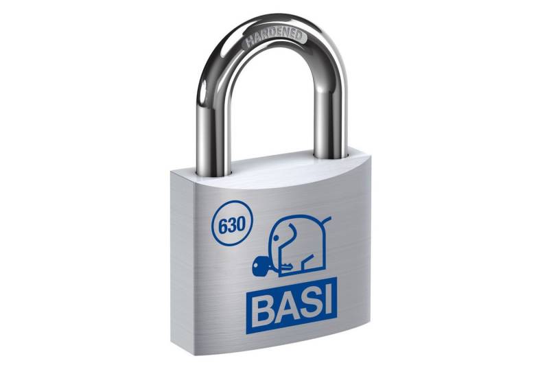 BASI Vorhängeschloss Vorhangschloss, (Spar-Set, 1-tlg), Breite 60 mm, Aluminium, 2 Schlüssel, verschiedenschließend von BASI