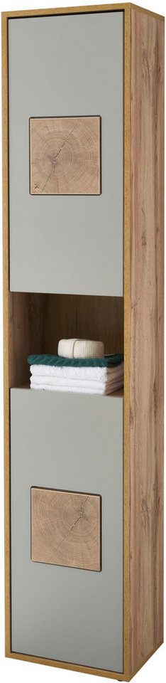 BASIC by Balculina Hochschrank Este (1-St) Hochschrank mit 2 Türen und 40 cm Breite von BASIC by Balculina