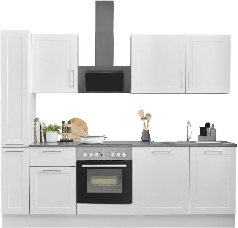 BASIC by Balculina Küchenzeile Marsi, Breite 250 cm, wahlweise mit E-Geräten, Soft-Close-Funktion von BASIC by Balculina
