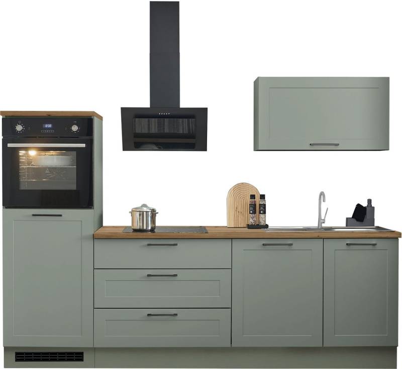 BASIC by Balculina Küchenzeile Marsi, Breite 260 cm, wahlweise mit E-Geräten, mit Soft-Close-Funktion von BASIC by Balculina