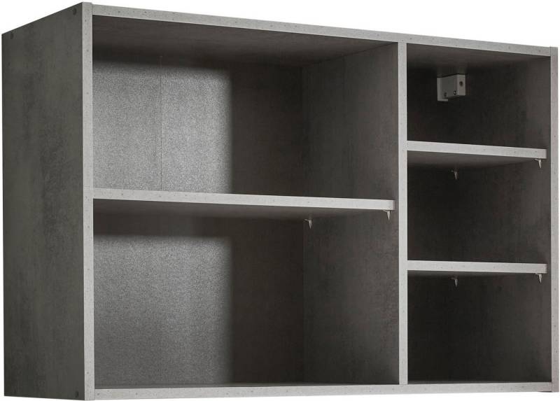 BASIC by Balculina Küchenregal Sanibel Küchenschrank Regale BxHxT 90 x 60 x 33 cm, 1-tlg., Breite 90 cm, mit 5 offenen Fächern von BASIC by Balculina