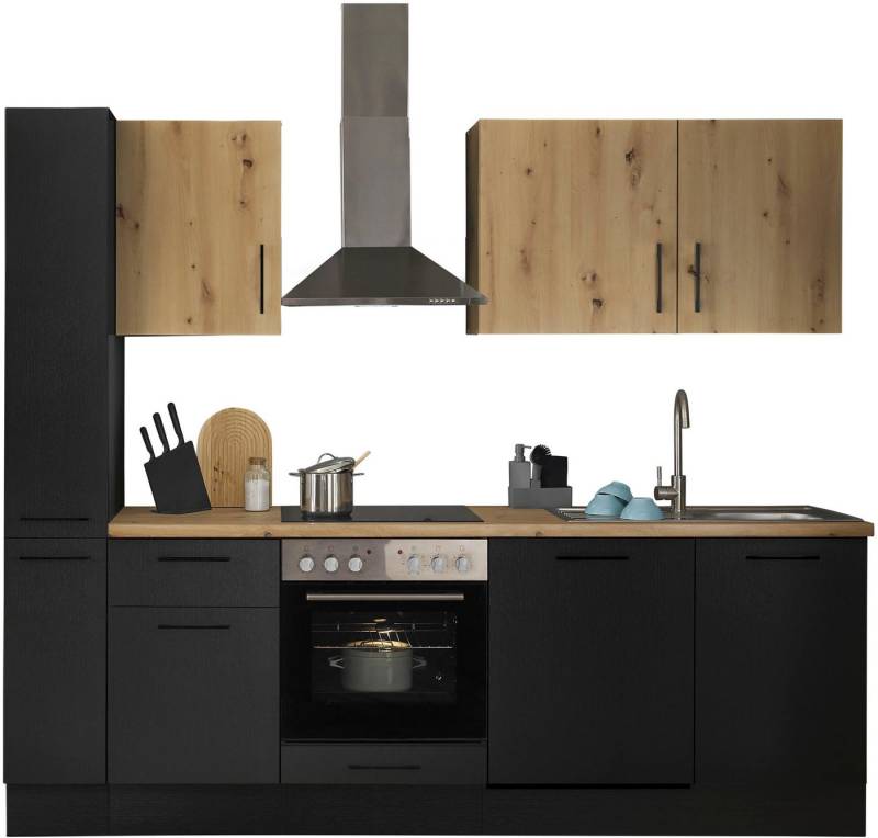 BASIC by Balculina Küchenzeile Turin, Breite 250 cm, wahlweise mit E-Geräten von BASIC by Balculina