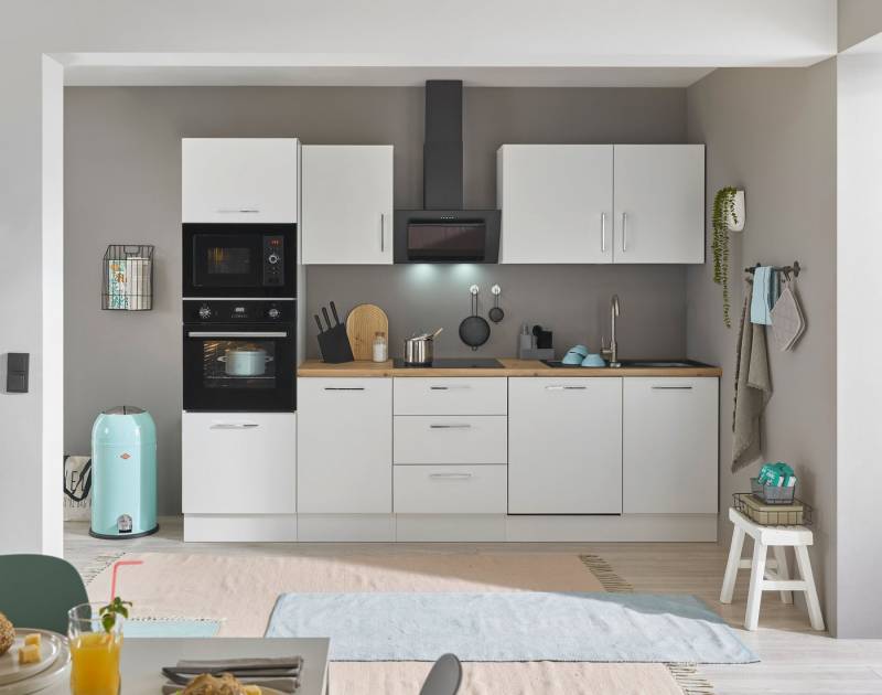 BASIC by Balculina Küchenzeile Turin, Breite 280 cm, wahlweise mit E-Geräten von BASIC by Balculina