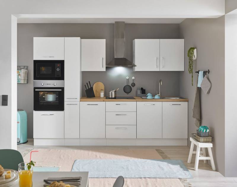 BASIC by Balculina Küchenzeile Turin, Breite 300 cm, wahlweise mit E-Geräten von BASIC by Balculina
