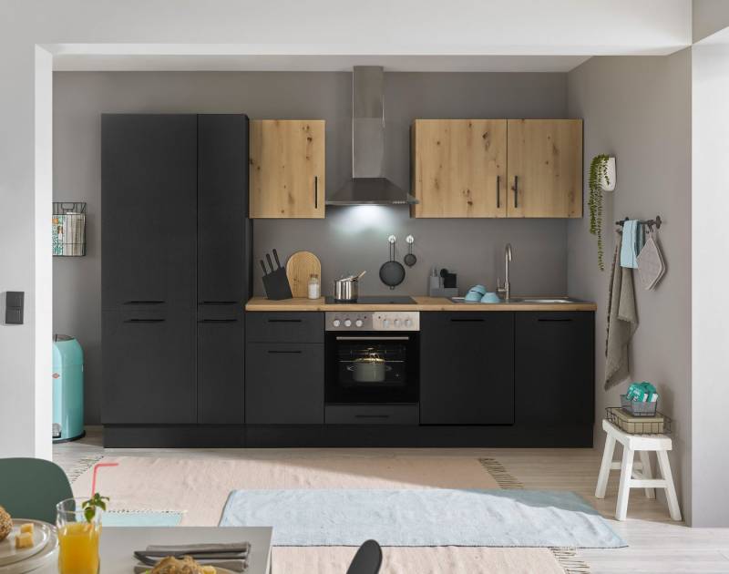 BASIC by Balculina Küchenzeile Turin, Breite 310 cm, wahlweise mit E-Geräten von BASIC by Balculina