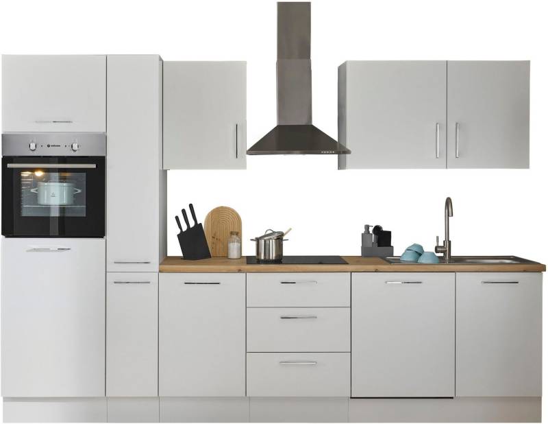 BASIC by Balculina Küchenzeile Turin, Breite 310 cm, wahlweise mit E-Geräten von BASIC by Balculina