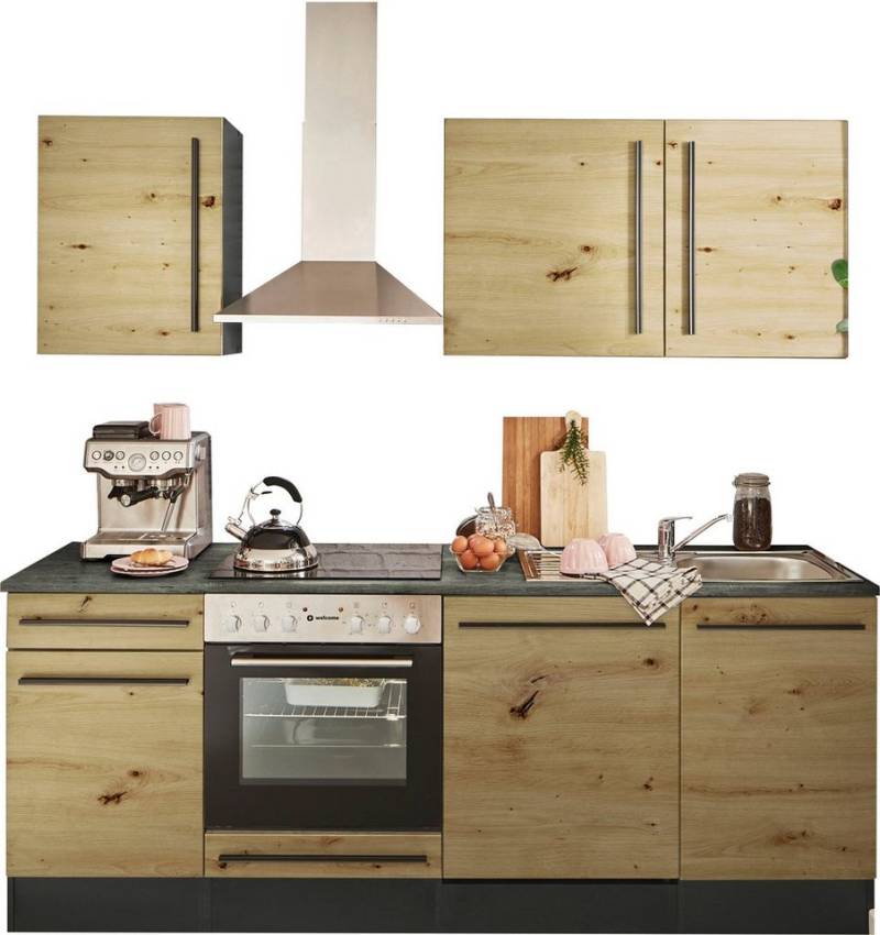 BASIC by Balculina Küchenzeile Jazz, Breite 220 cm, wahlweise mit E-Geräten von BASIC by Balculina