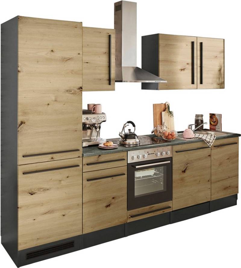BASIC by Balculina Küchenzeile Jazz, Breite 280 cm, wahlweise mit E-Geräten von BASIC by Balculina