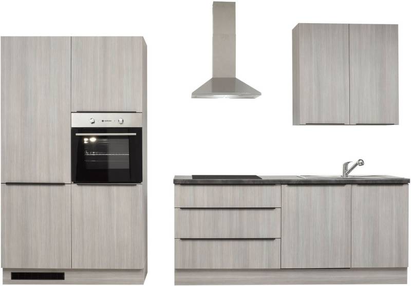 BASIC by Balculina Küchenzeile Landzeit BxHxT 320x240x60 cm, Breite 320cm, wahlweise mit E-Geräten, Softclose, Metallschubkasten von BASIC by Balculina