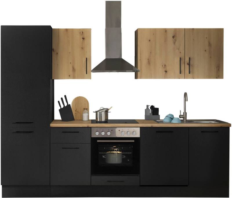 BASIC by Balculina Küchenzeile Turin, Breite 280 cm, wahlweise mit E-Geräten von BASIC by Balculina