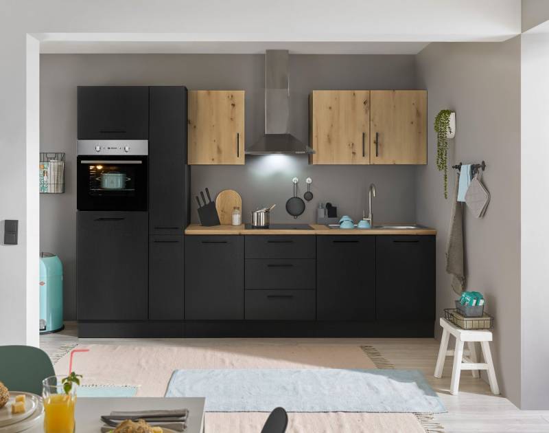 BASIC by Balculina Küchenzeile Turin, Breite 300 cm, wahlweise mit E-Geräten von BASIC by Balculina