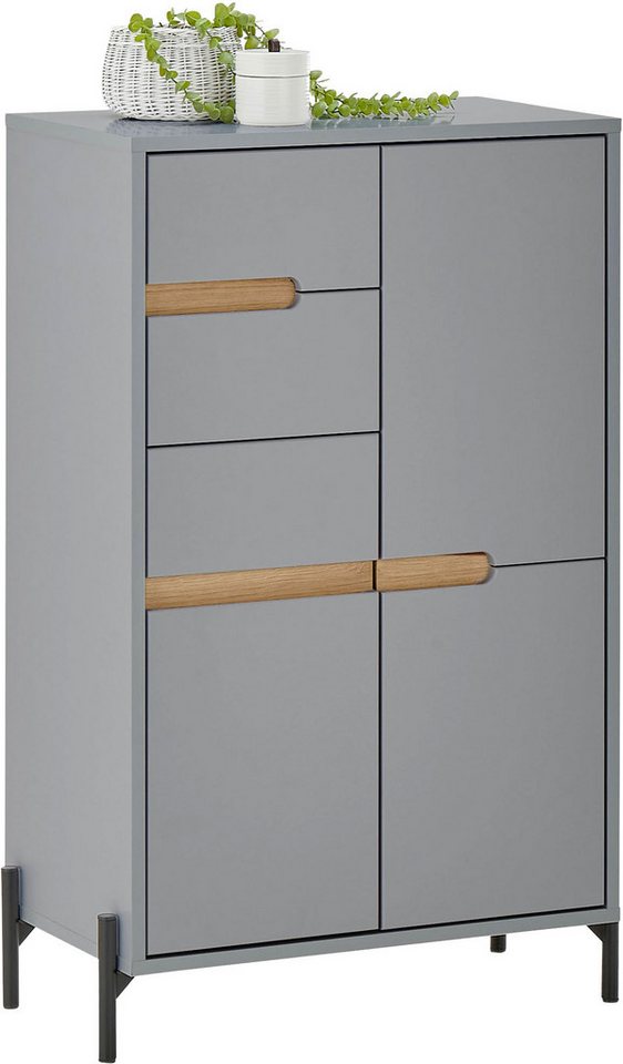 BASIC by Balculina Midischrank Avanto B/H/T 60x100x35 cm (1-St) Breite 60cm, Softclose für Türen, FSC-Mix 70% von BASIC by Balculina